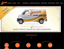 Tablet Screenshot of laundrette-indo.com